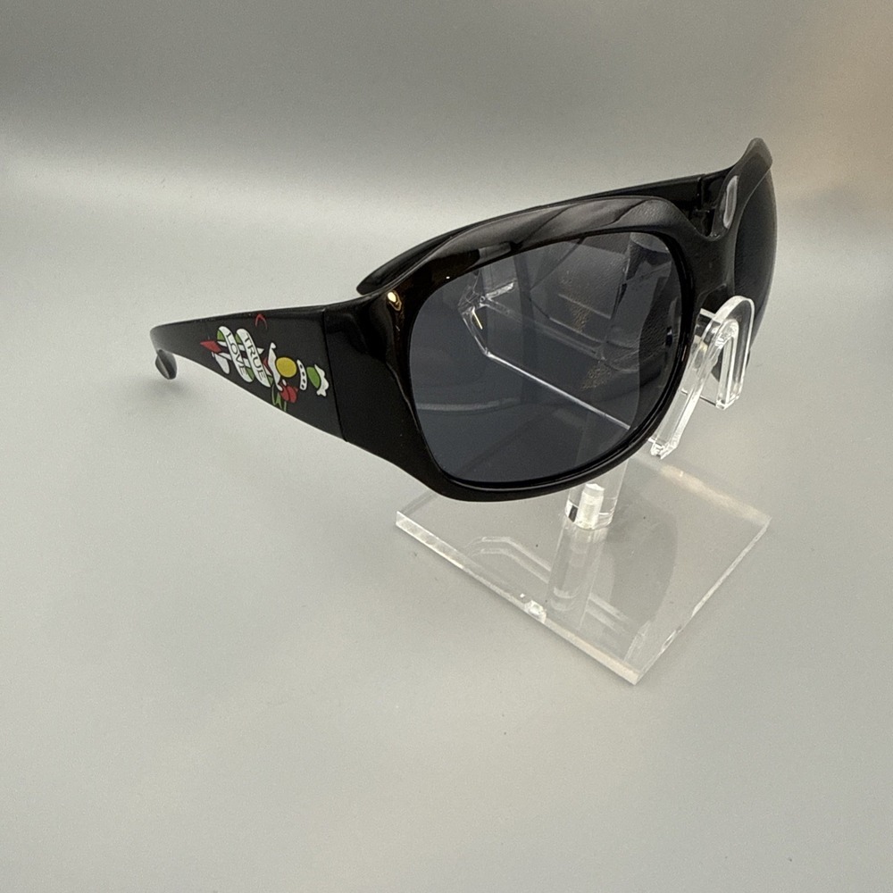 Ed Hardy VTG Zebra print "True Love" Sunglasses Style Y2K Polarized UV400 HOT